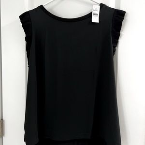 NWT Black loft blouse